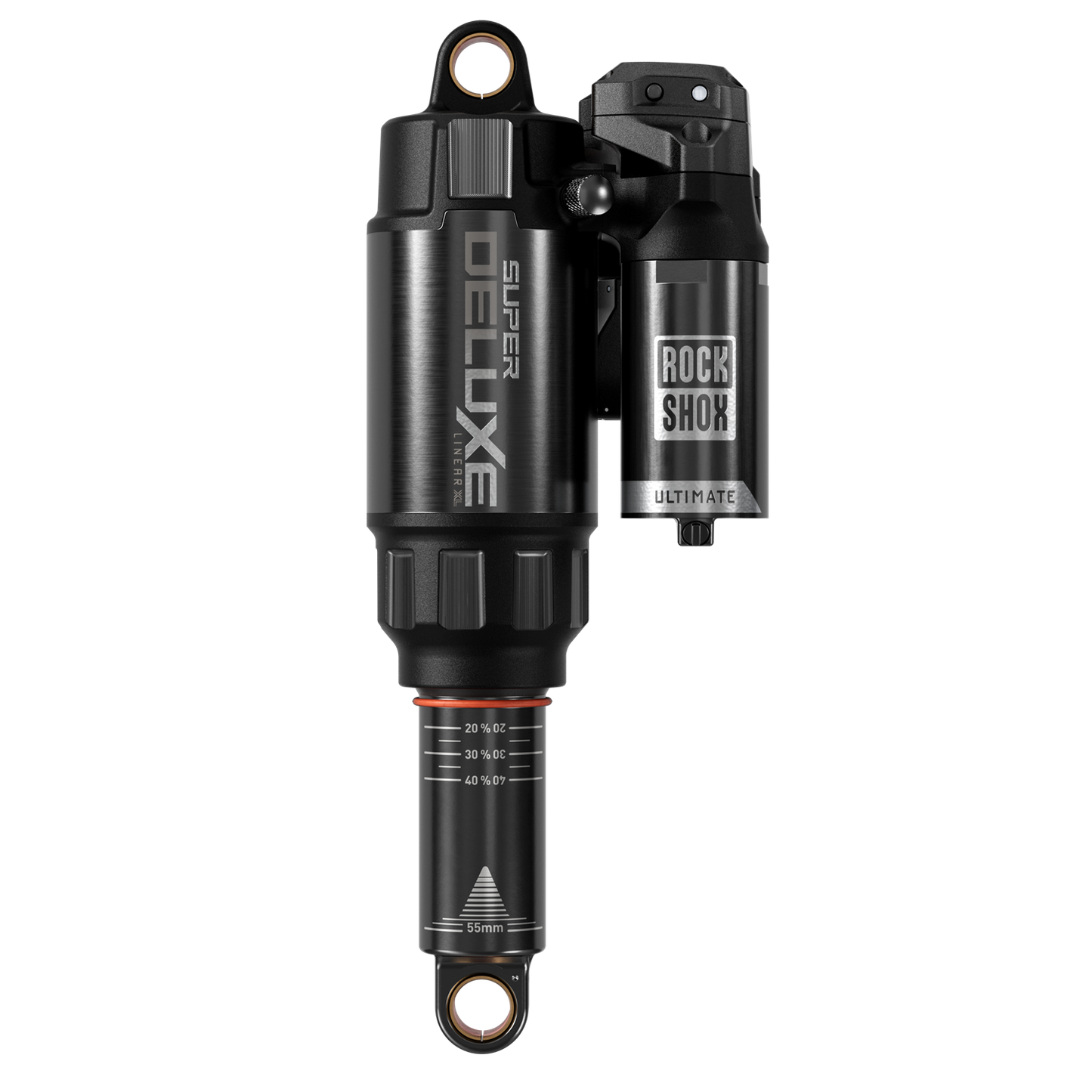 RS Super Deluxe Ultimate Flight Attendant - (230x65) LinearXLAir, TokenLoc3, Reb55/Comp37, Mid4-Lock6, HydB/O Std Std (Batteri, USB-C-laddare)-D1Trek Slash 2023+Gen6