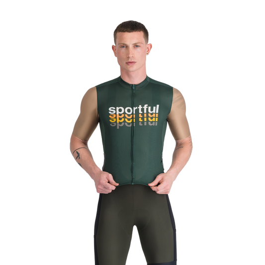 SPORTFUL SUPERGIARA 2 LOGO Kortärmad Jersey Khaki