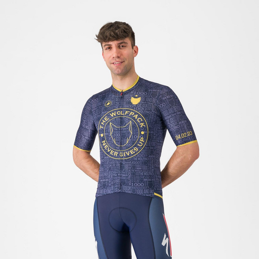 CASTELLI WOLFPACK 1000 VICTORY Kortärmad Jersey Marin