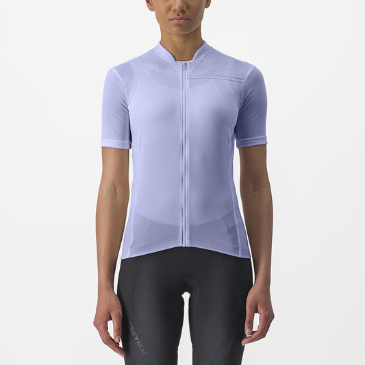 Dam CASTELLI ANIMA 4 Kortärmad Jersey Lila