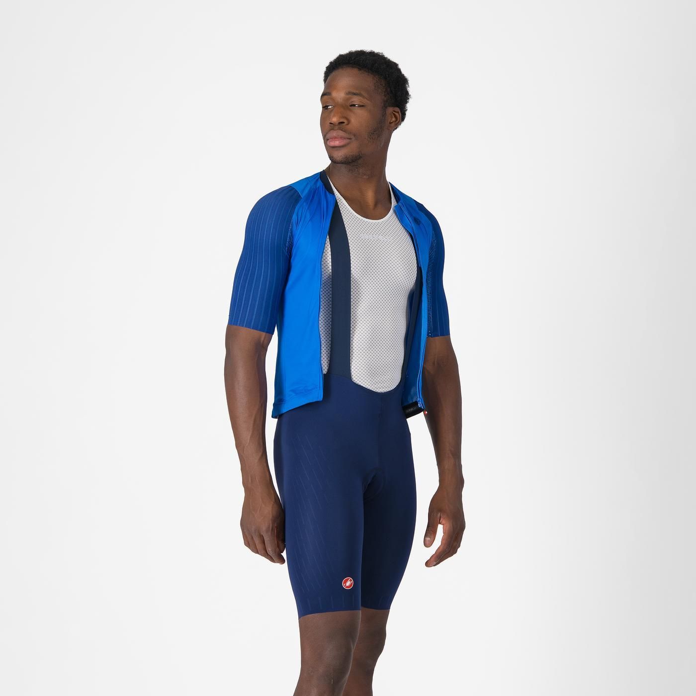 CASTELLI FREE AERO RACE S Navy Bib Shorts