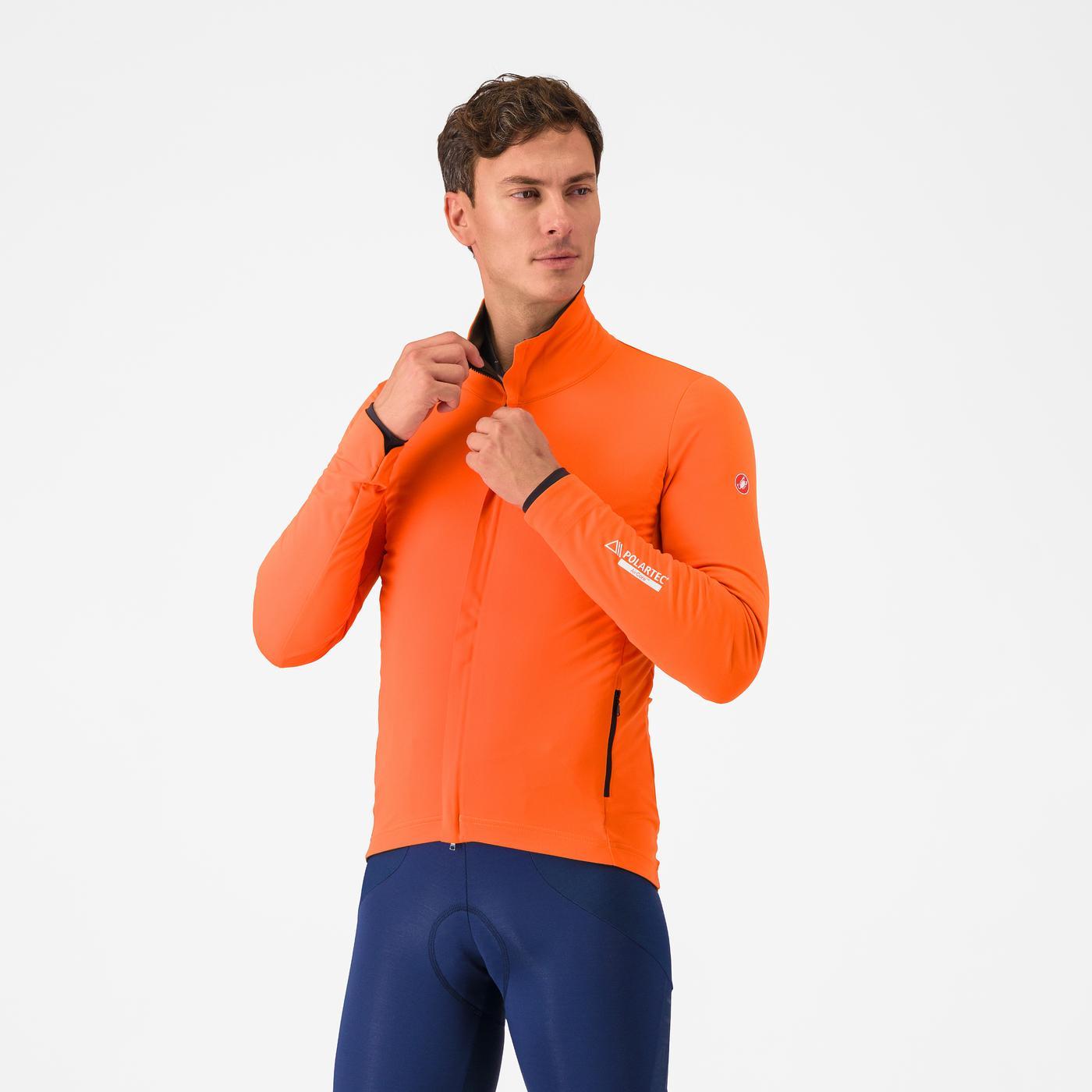 CASTELLI ALPHA 150 Jacka Orange/Svart