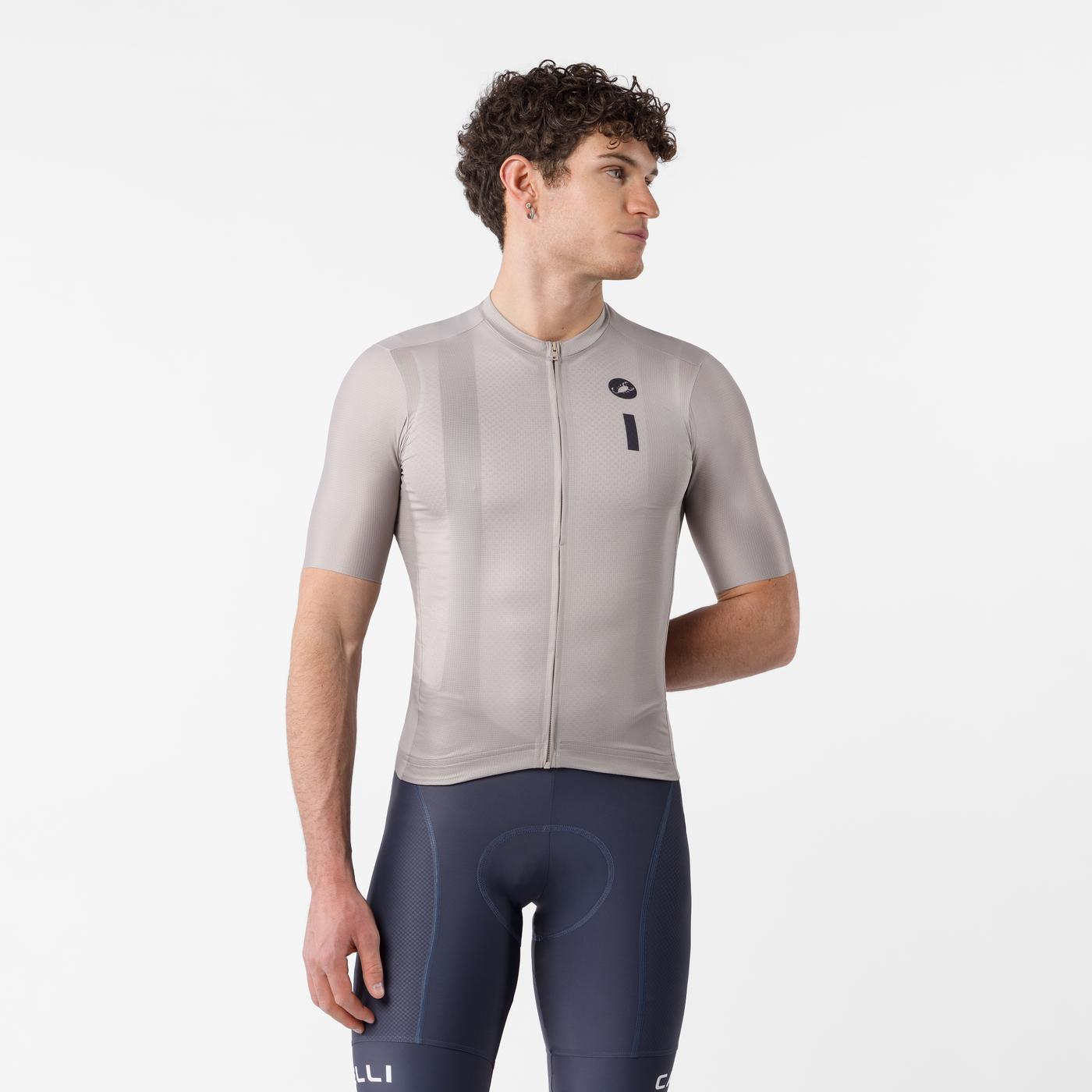 CASTELLI DRITTONE LOGO Kortärmad Clay Jersey