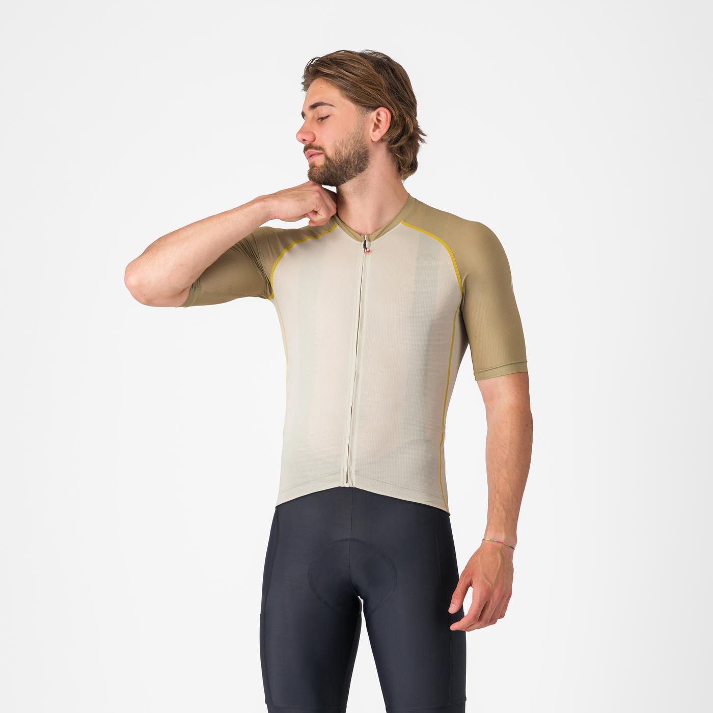 CASTELLI UNLIMITED ENDURANCE 3 Beige/Khaki Jersey