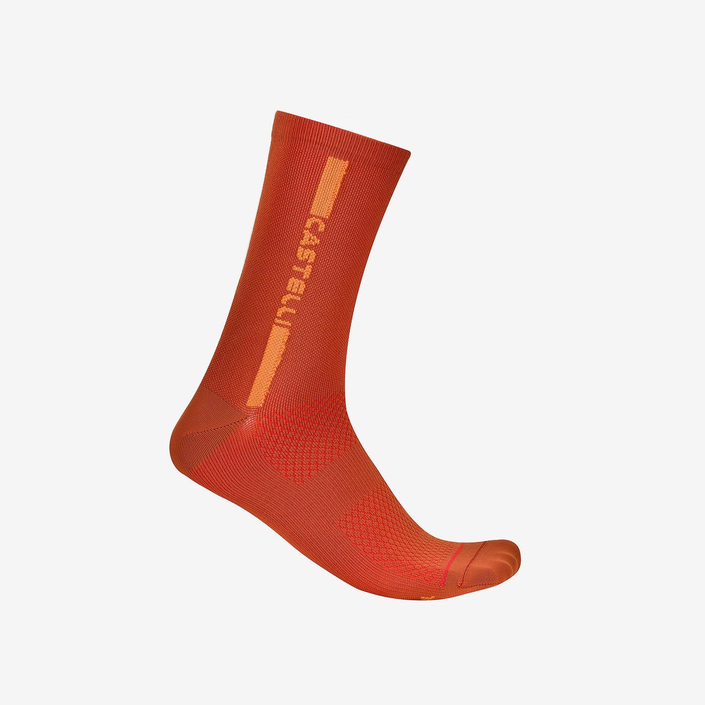 CASTELLI LINEA LOGO 15 Paprika Strumpor
