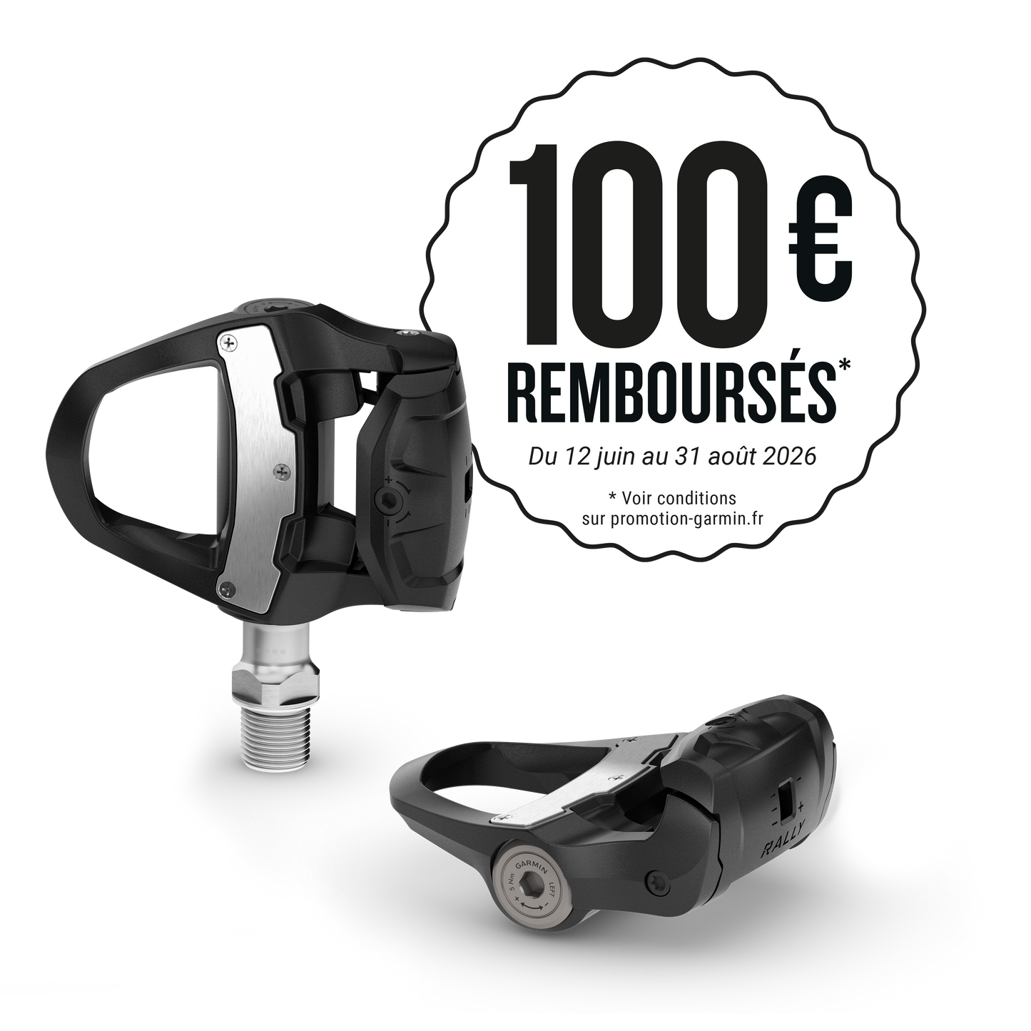 Pedals Power Meter GARMIN RALLY RK 110