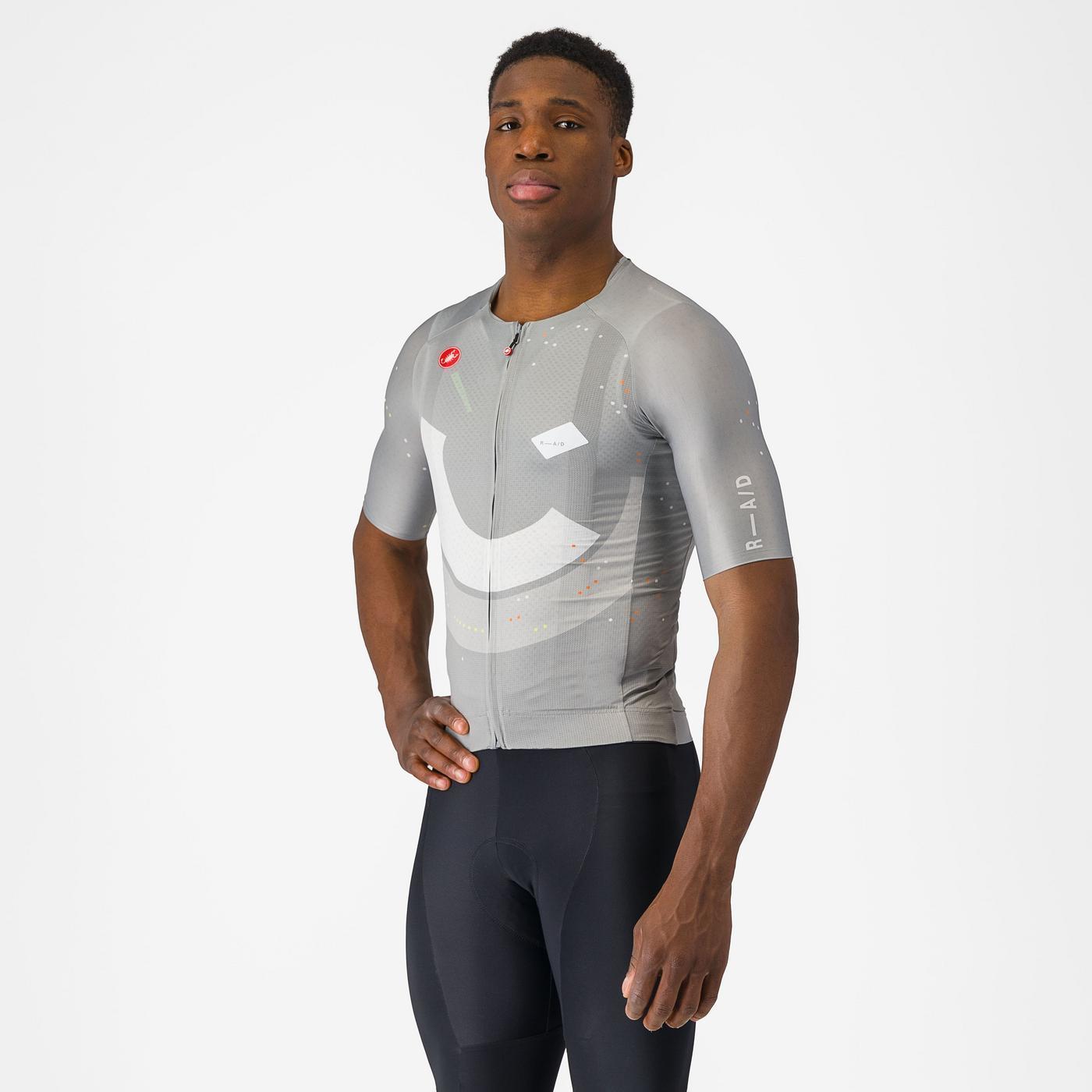 CASTELLI R-A/D Kortärmad Jersey Grå