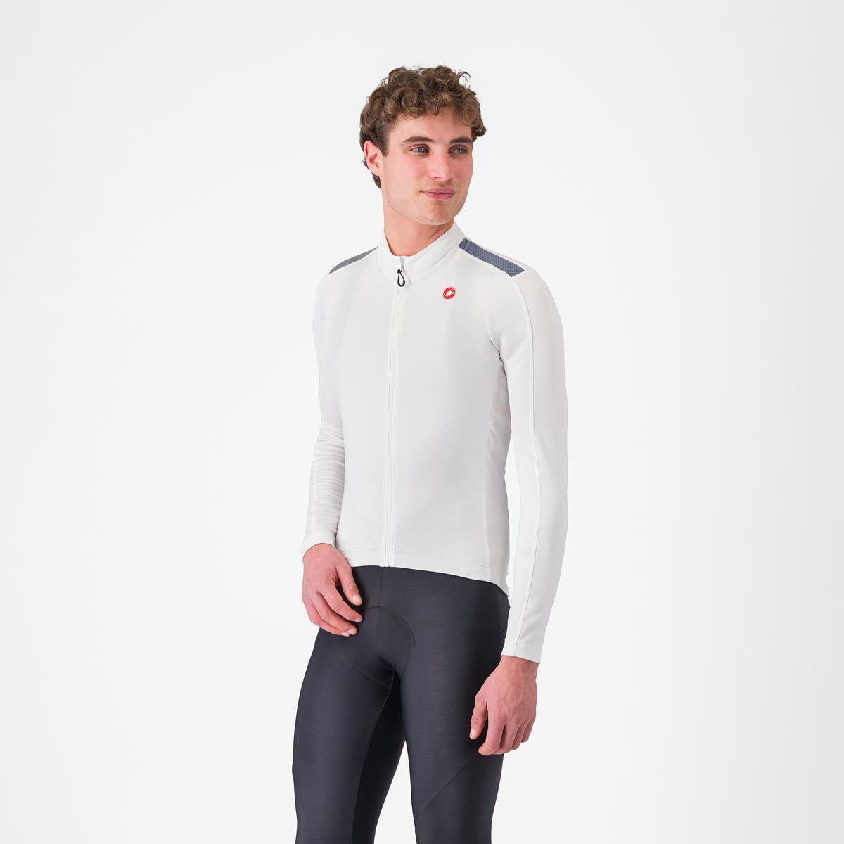 CASTELLI PURO 4 Långärmad elfenbensfärgad Jersey