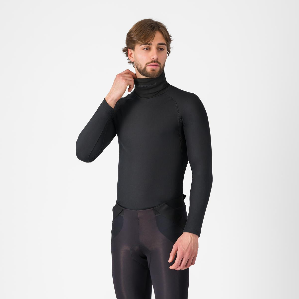 CASTELLI FLANDERS 2 HIGH NECK WARMER Long Sleeve Underwear Black