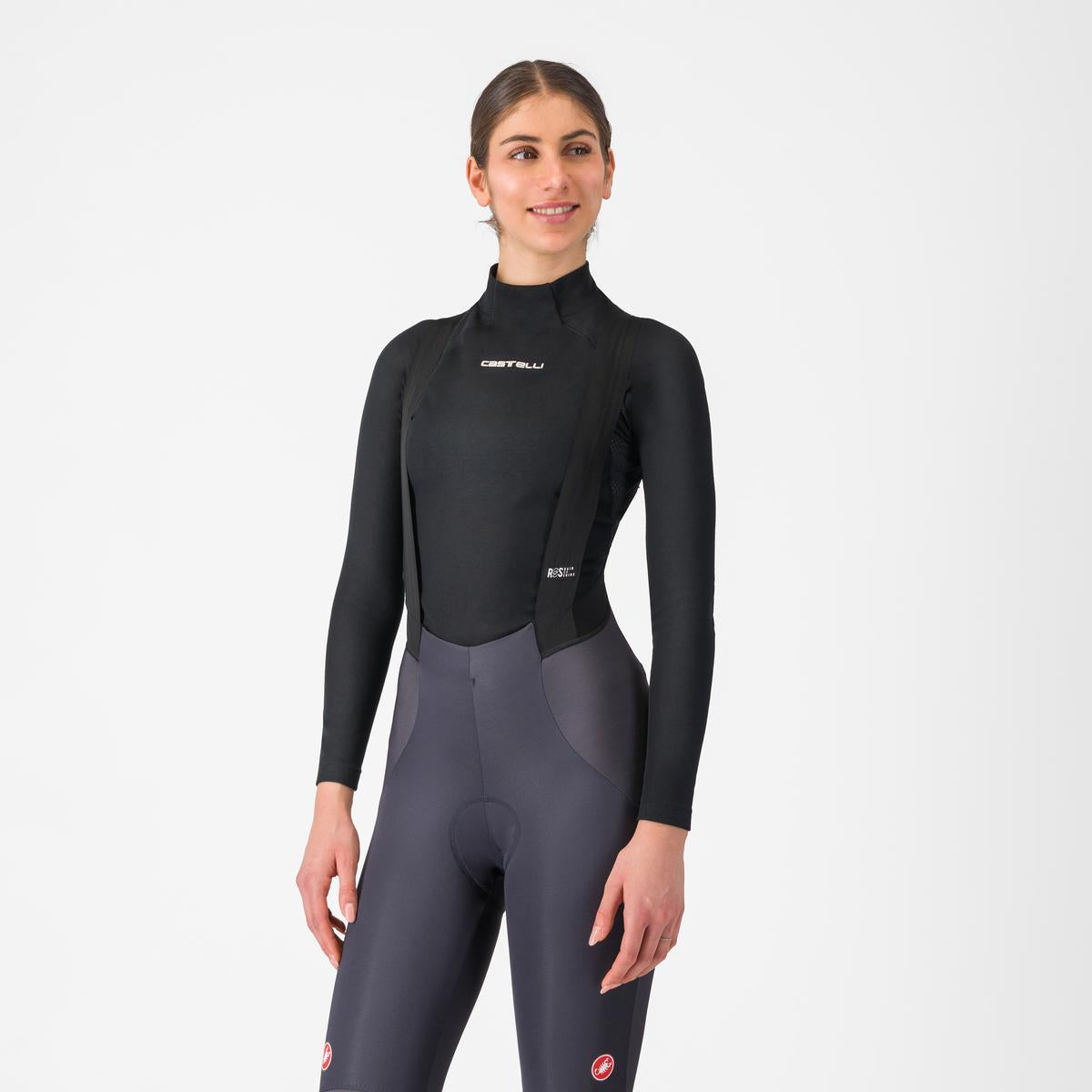 CASTELLI FLANDERS 2 Underkläder med lång ärm för dam Svart