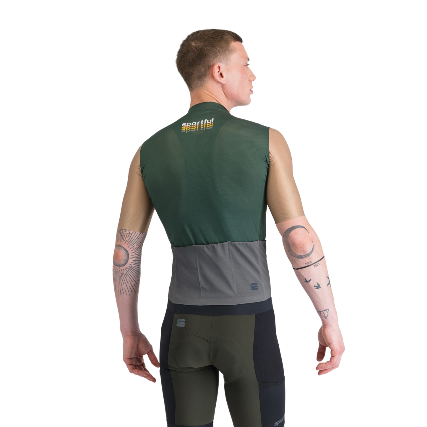 SPORTFUL SUPERGIARA 2 LOGO Short Sleeve Jersey Khaki