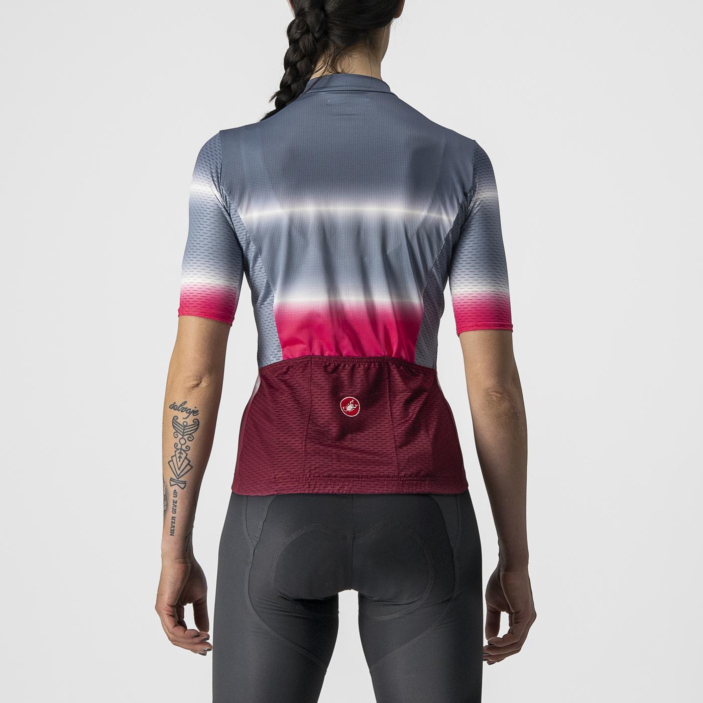 CASTELLI DOLCE Kortärmad Jersey Blå/Bordeaux