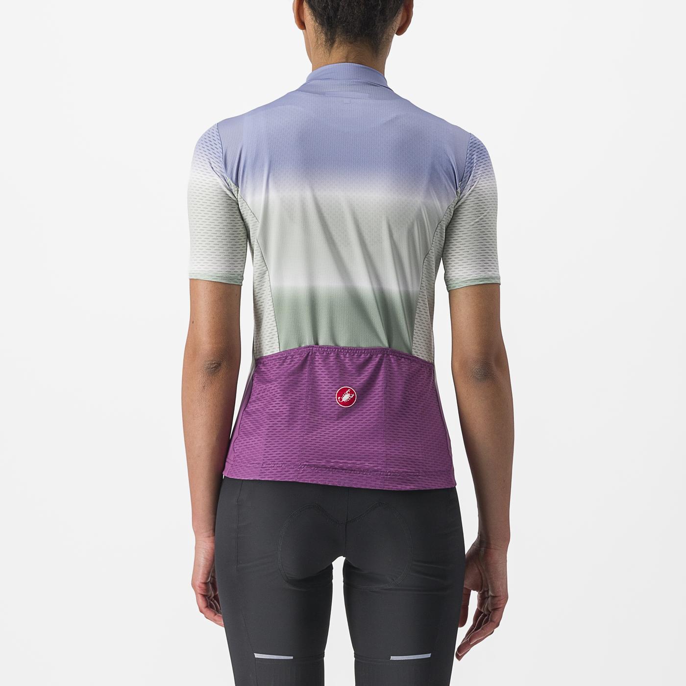 CASTELLI DOLCE Kortärmad Jersey, dam Lila