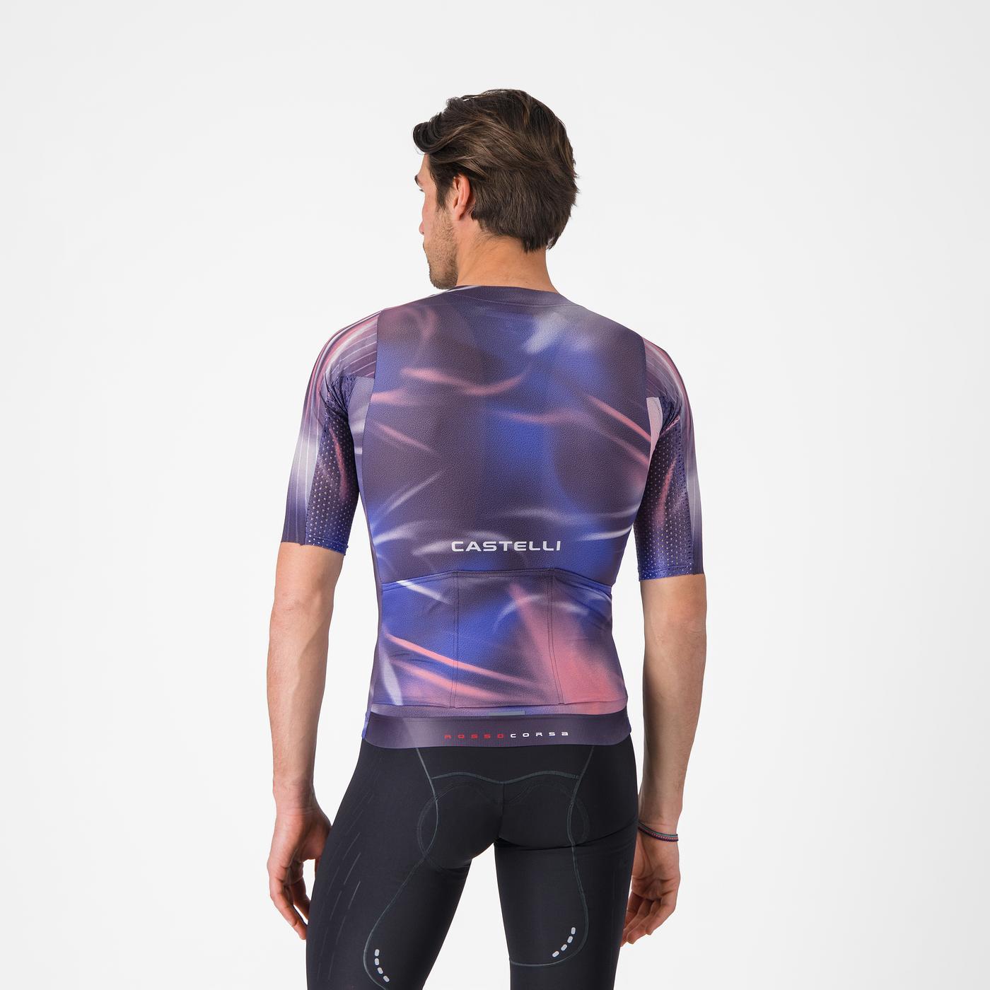 CASTELLI AERO RACE 8S Kortärmad Jersey Lila