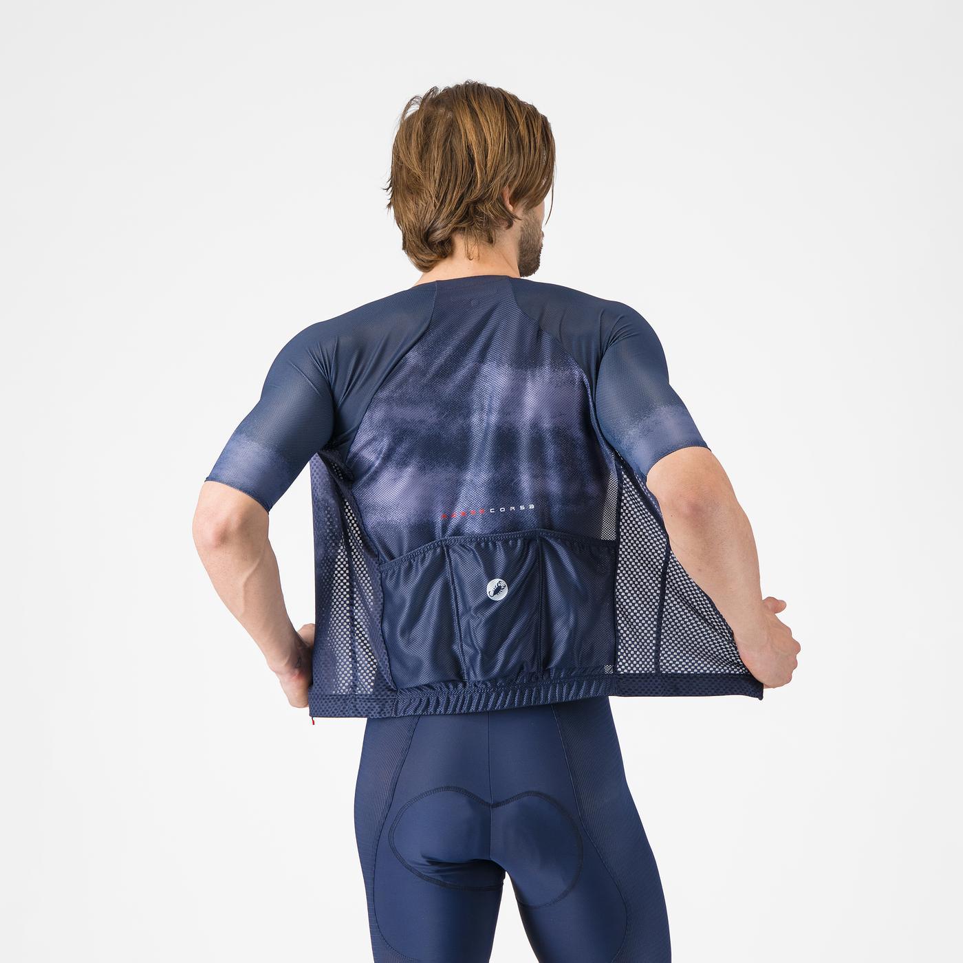 CASTELLI CLIMBER'S A/C Short Sleeve Jersey Navy