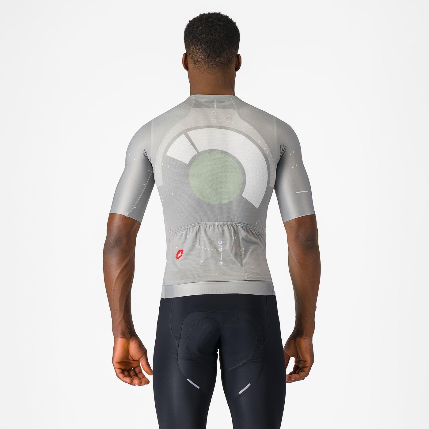 CASTELLI R-A/D Kortärmad Jersey Grå