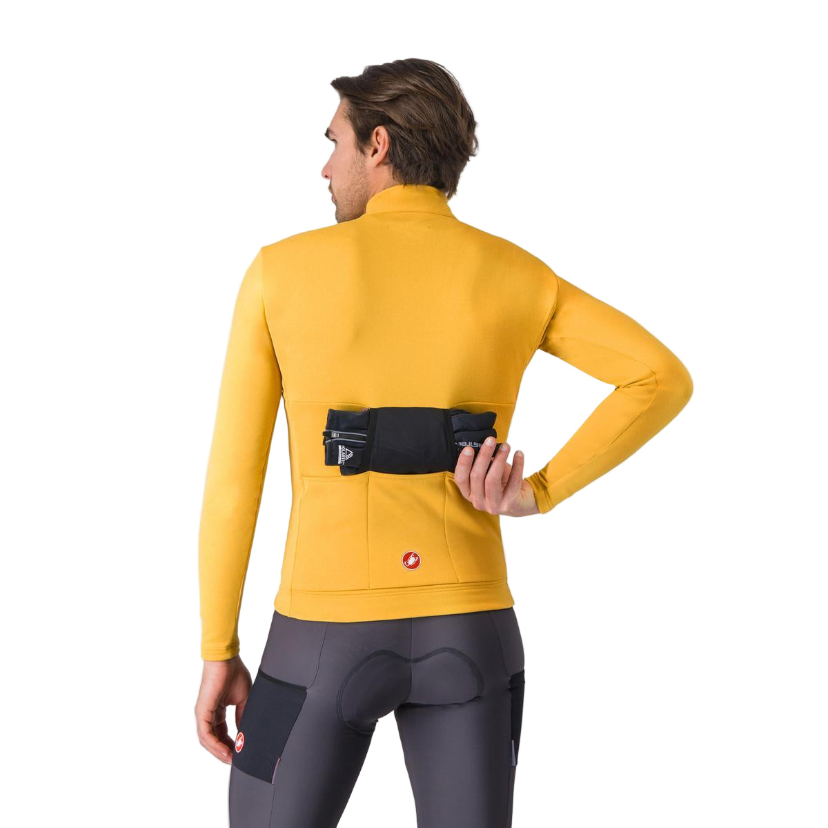 CASTELLI UNLIMITED TRAIL 2 Long Sleeve Jersey Yellow/Grey