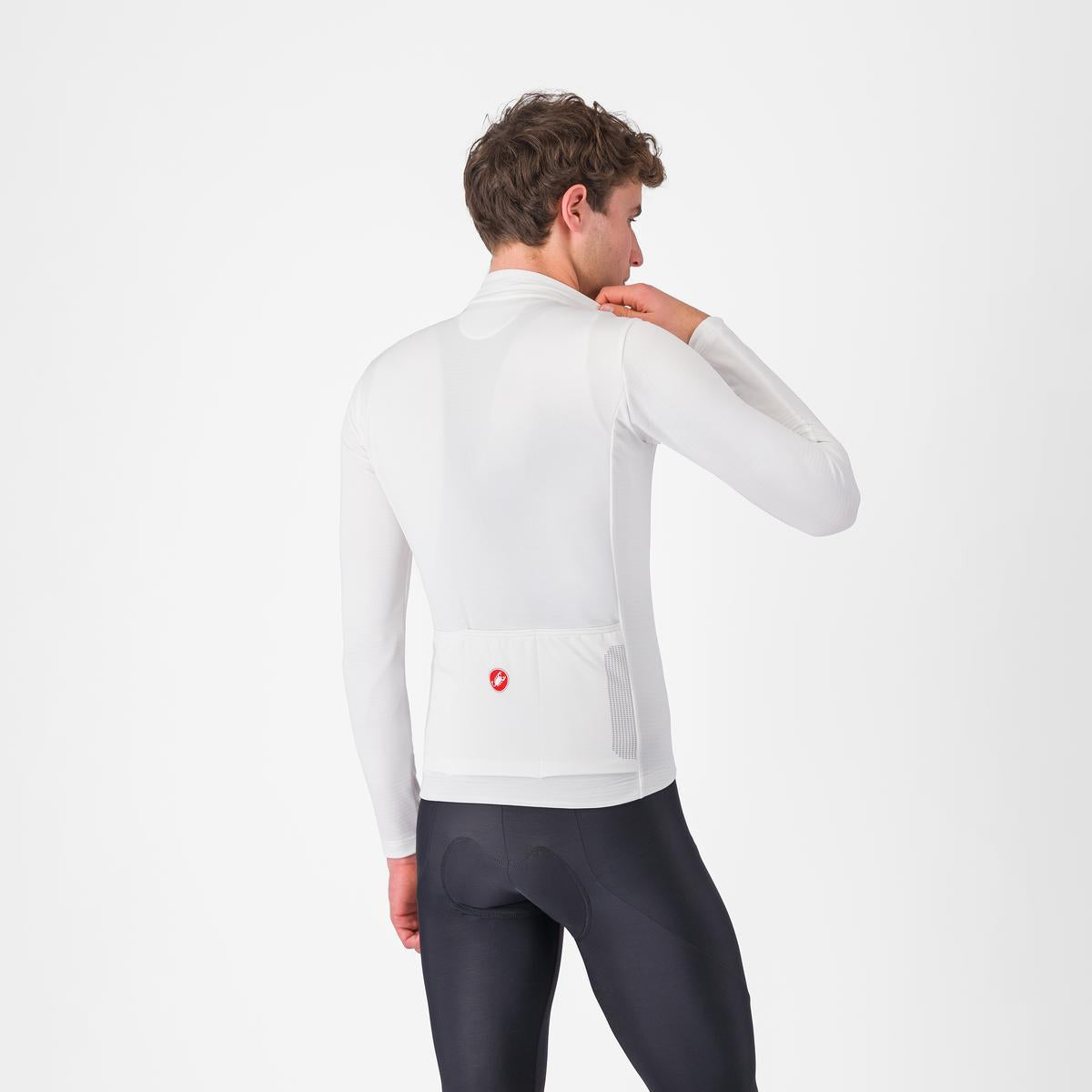 CASTELLI PURO 4 Långärmad elfenbensfärgad Jersey