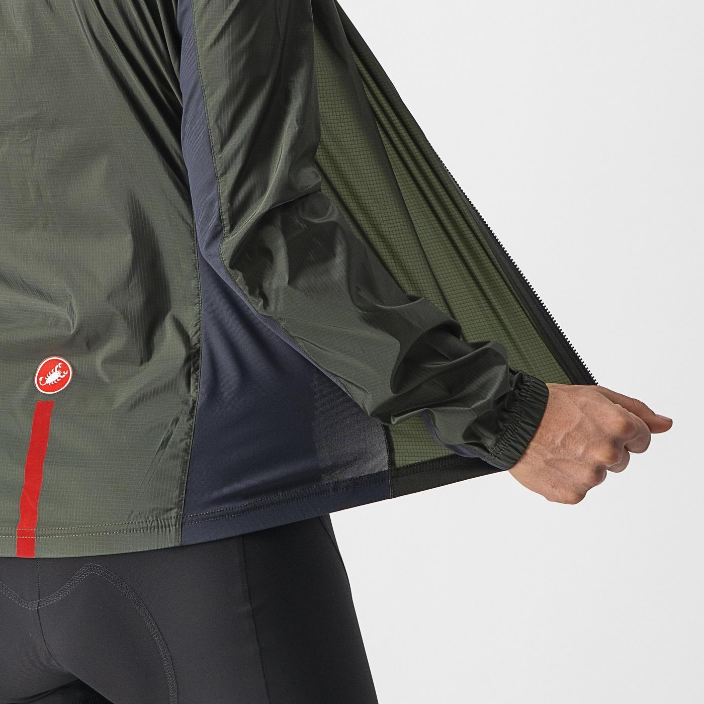 CASTELLI SQUADRA STRETCH Women's Khaki Jacket