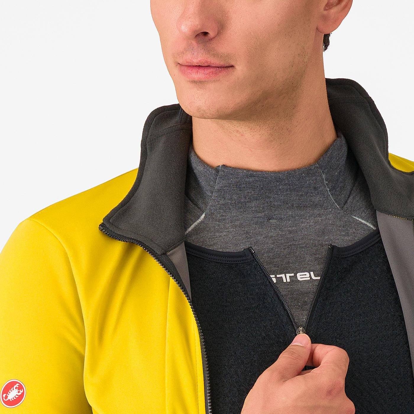 CASTELLI ALPHA 150 Mango Mojito/Svart Jacka