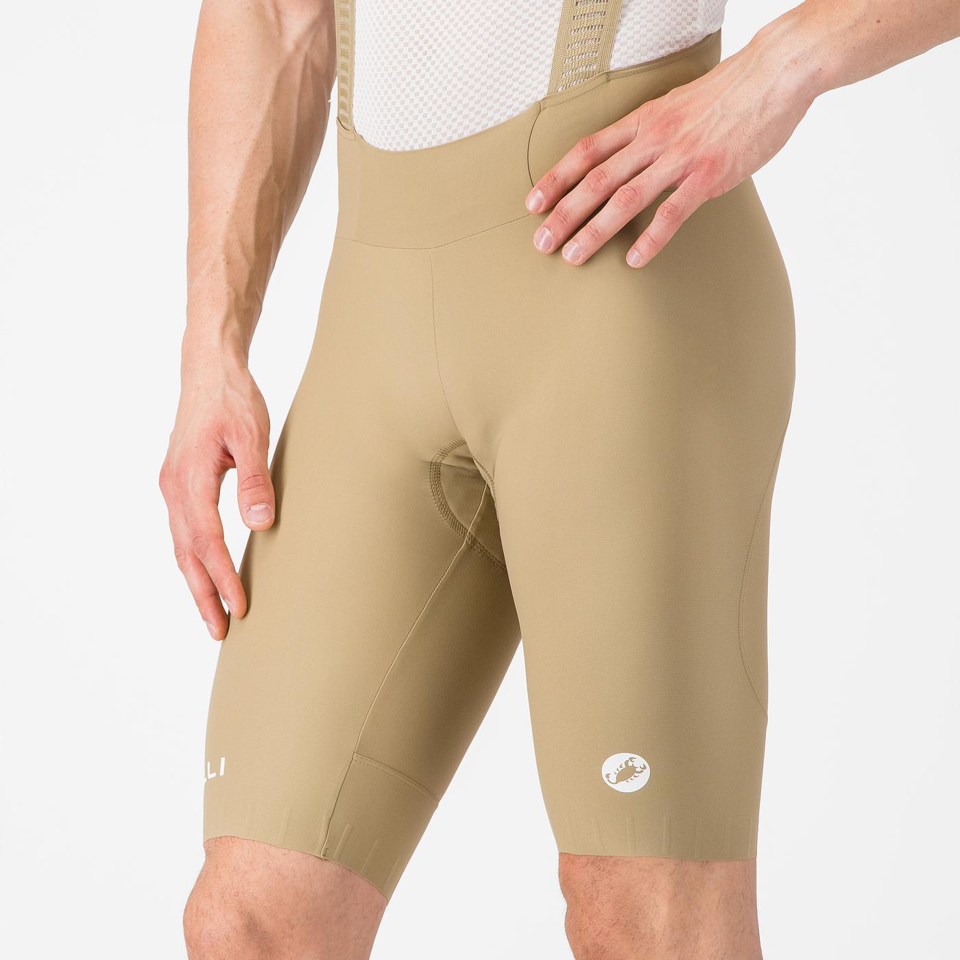 CASTELLI ESPRESSO 2 Beige Elmwood Bib Short