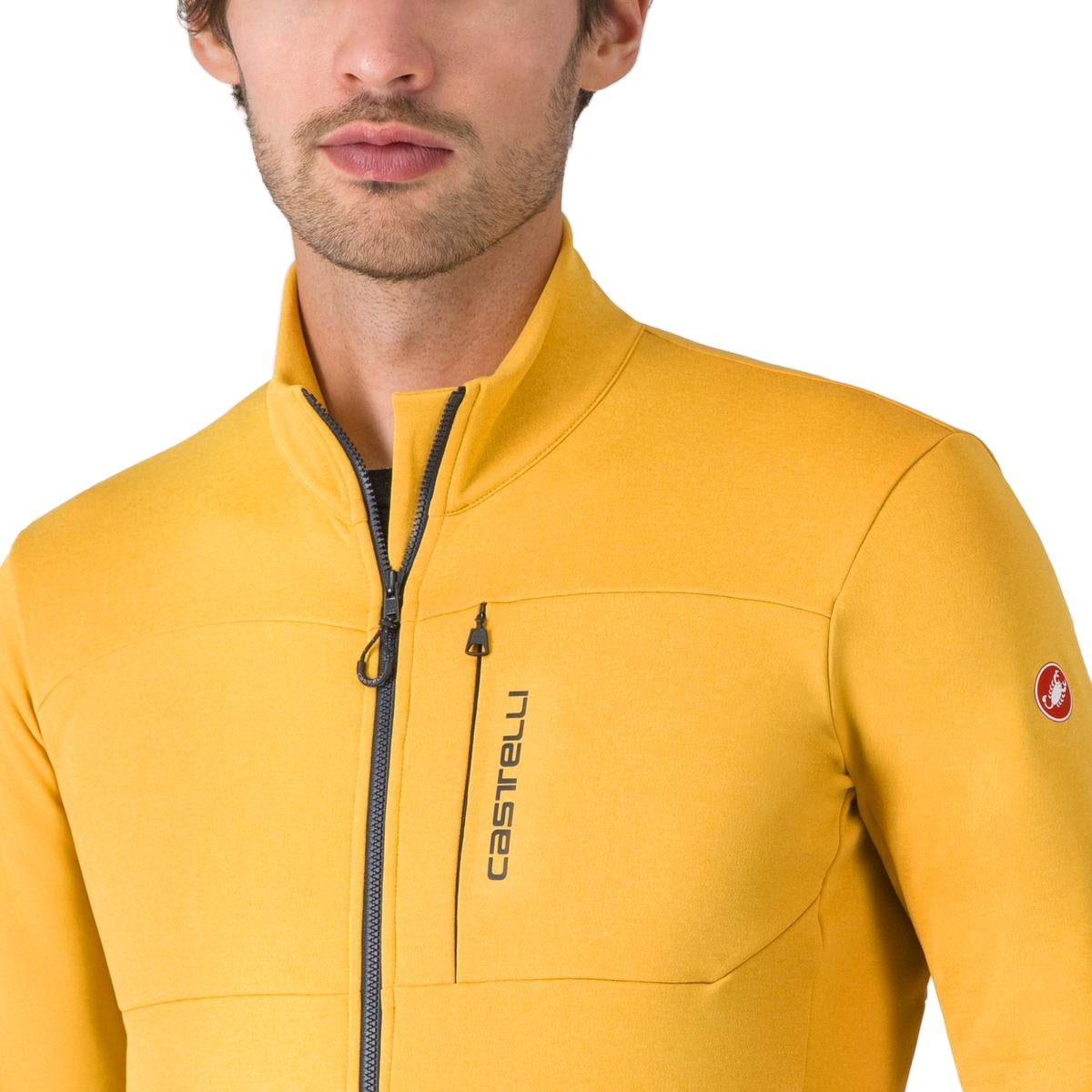 CASTELLI UNLIMITED TRAIL 2 Long Sleeve Jersey Yellow/Grey