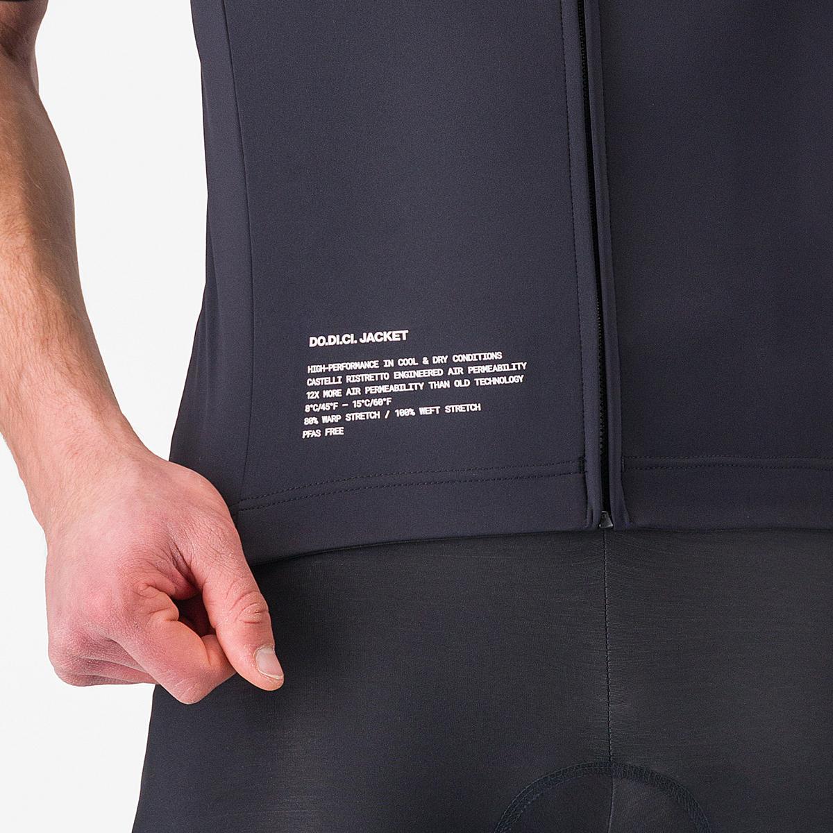 CASTELLI DO.DI.CI. Jacket Short Sleeve Black
