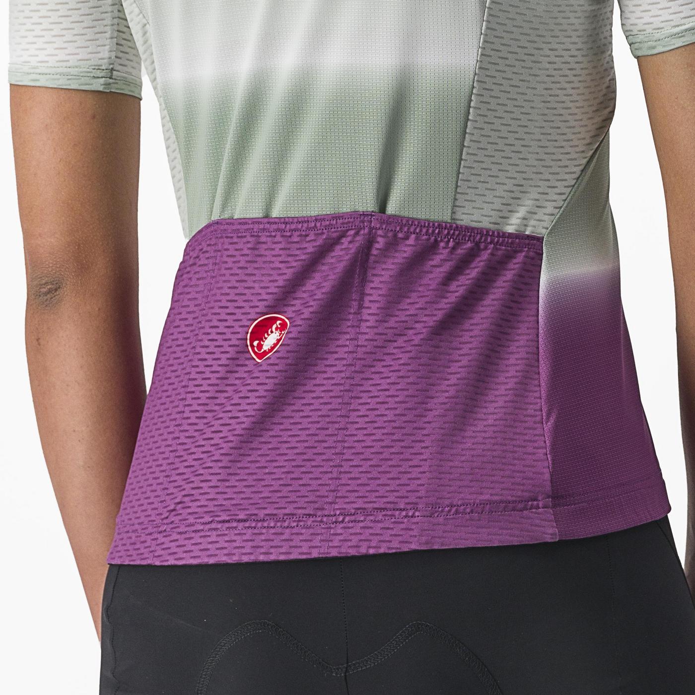 CASTELLI DOLCE Kortärmad Jersey, dam Lila