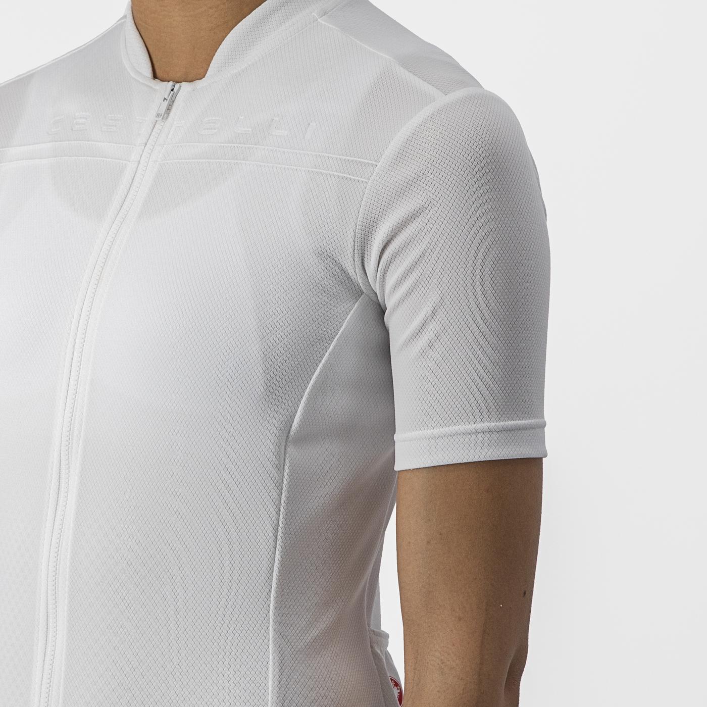 Women's CASTELLI ANIMA 4 Short Sleeve Jersey White