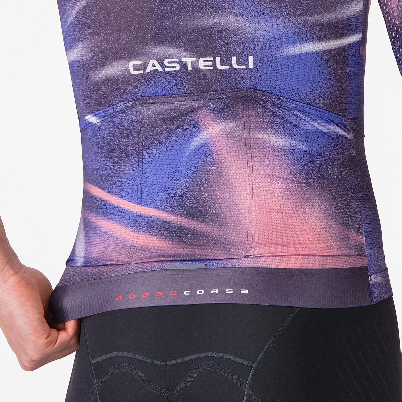 CASTELLI AERO RACE 8S Kortärmad Jersey Lila