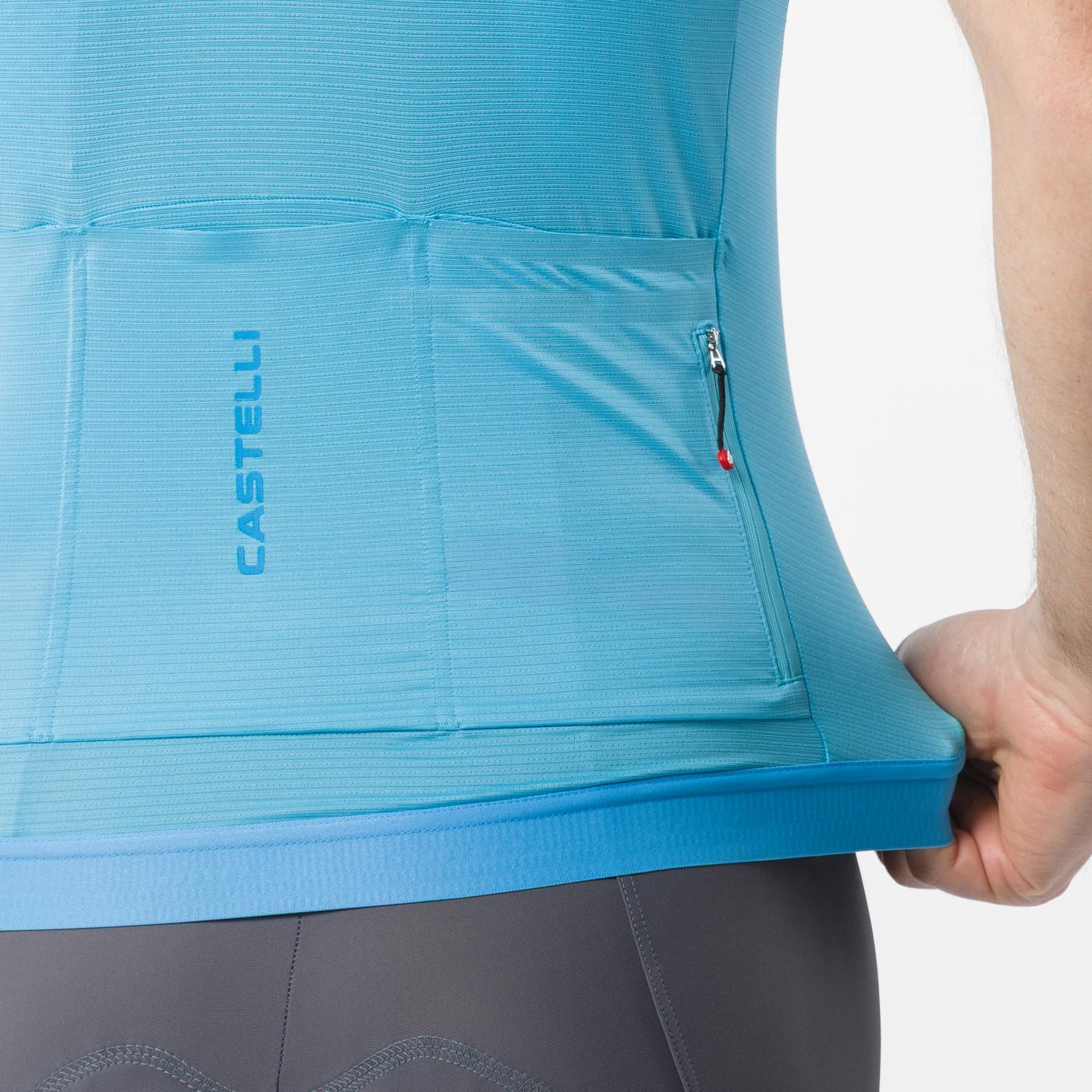 CASTELLI ESPRESSO 2 Kortärmad Jersey Turkos