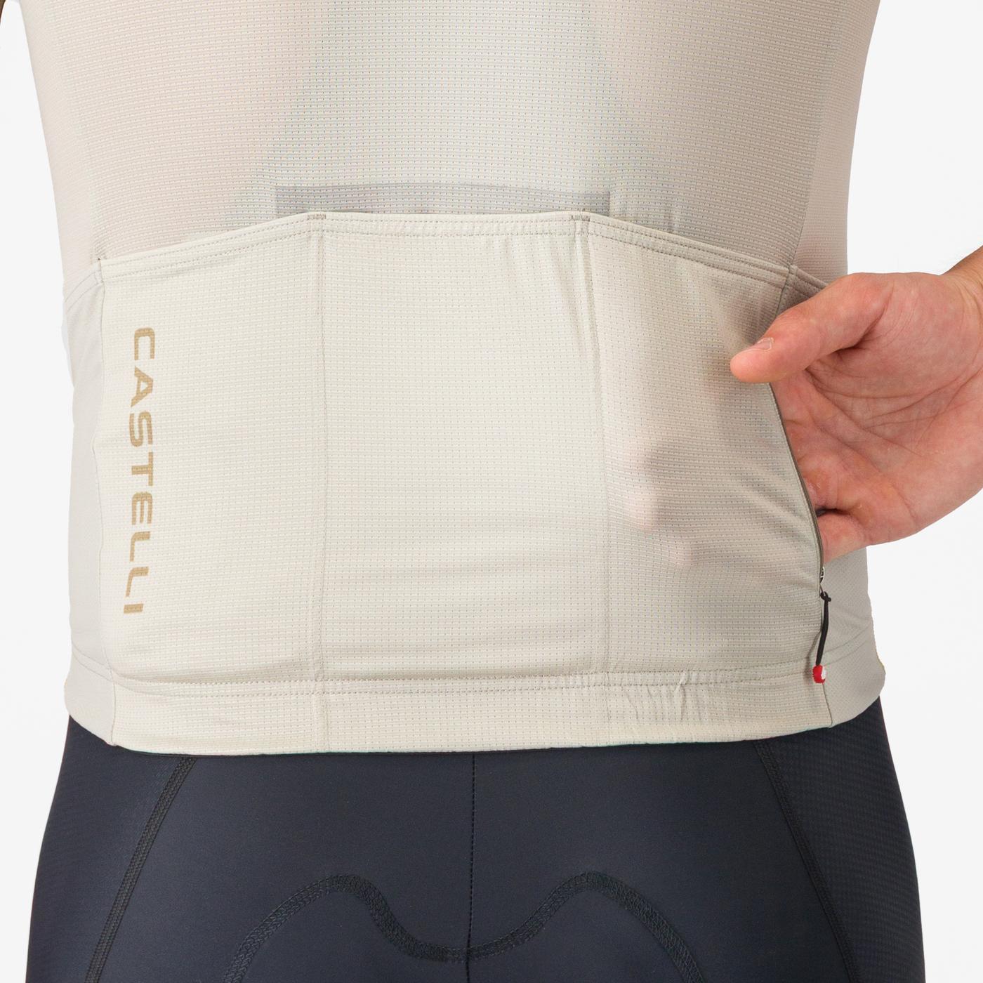 CASTELLI UNLIMITED ENDURANCE 3 Beige/Khaki Jersey