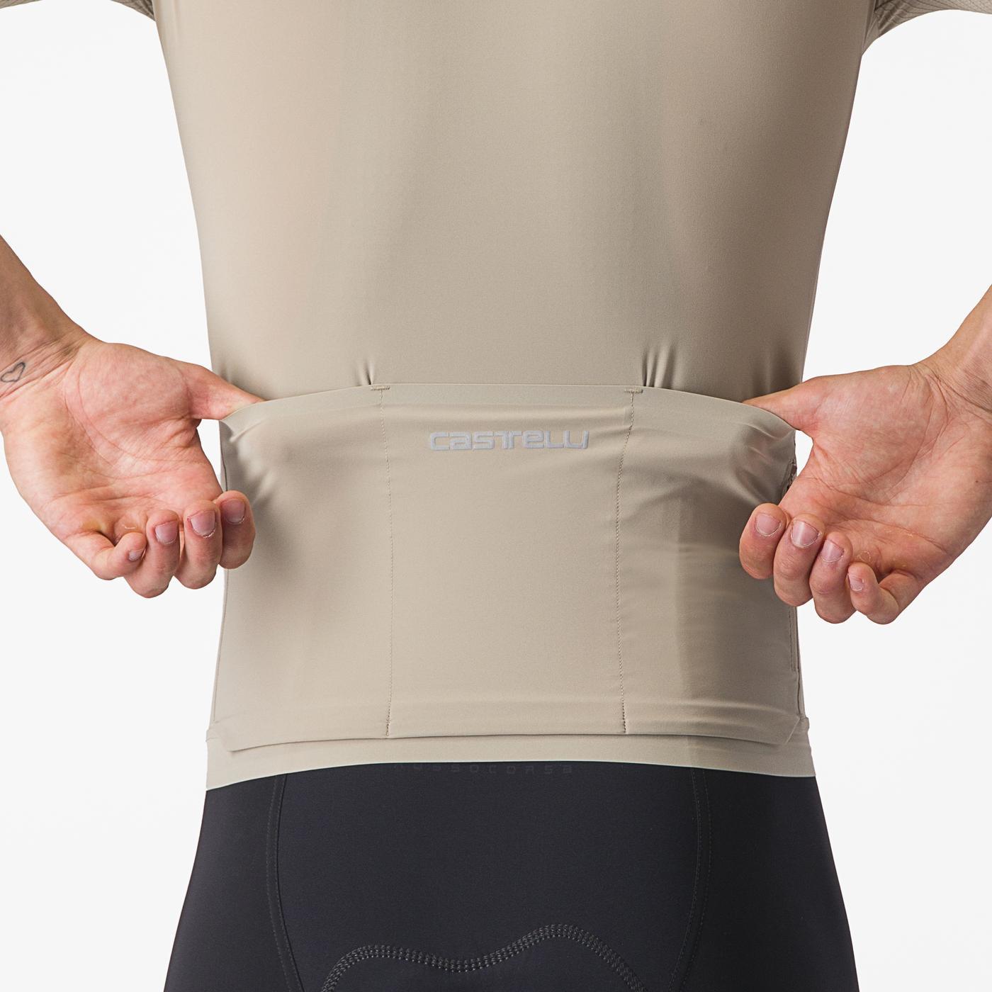 CASTELLI PREMIO Kortärmad Beige Jersey
