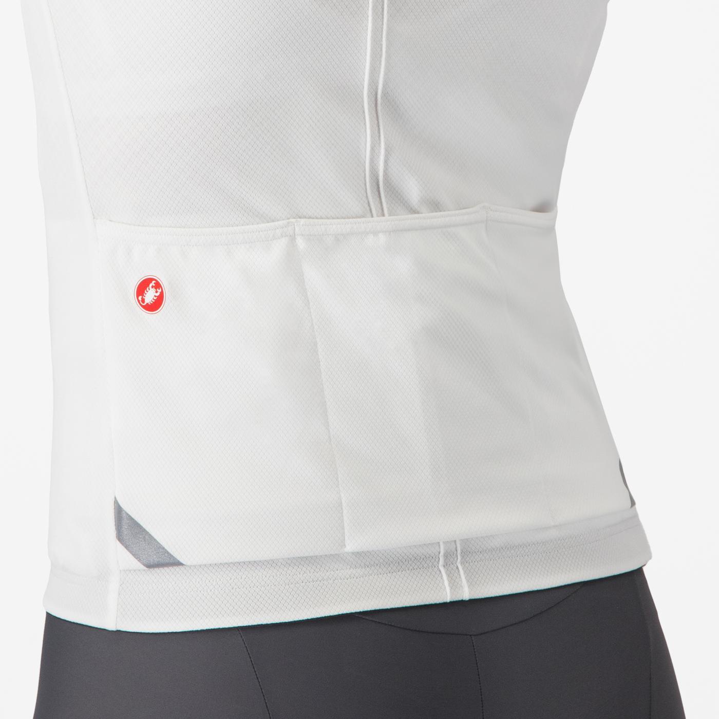 Women's CASTELLI ANIMA 4 Short Sleeve Jersey White