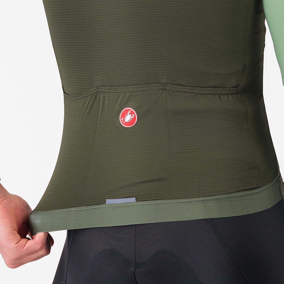 CASTELLI ESPRESSO Ärmlös jacka Grön