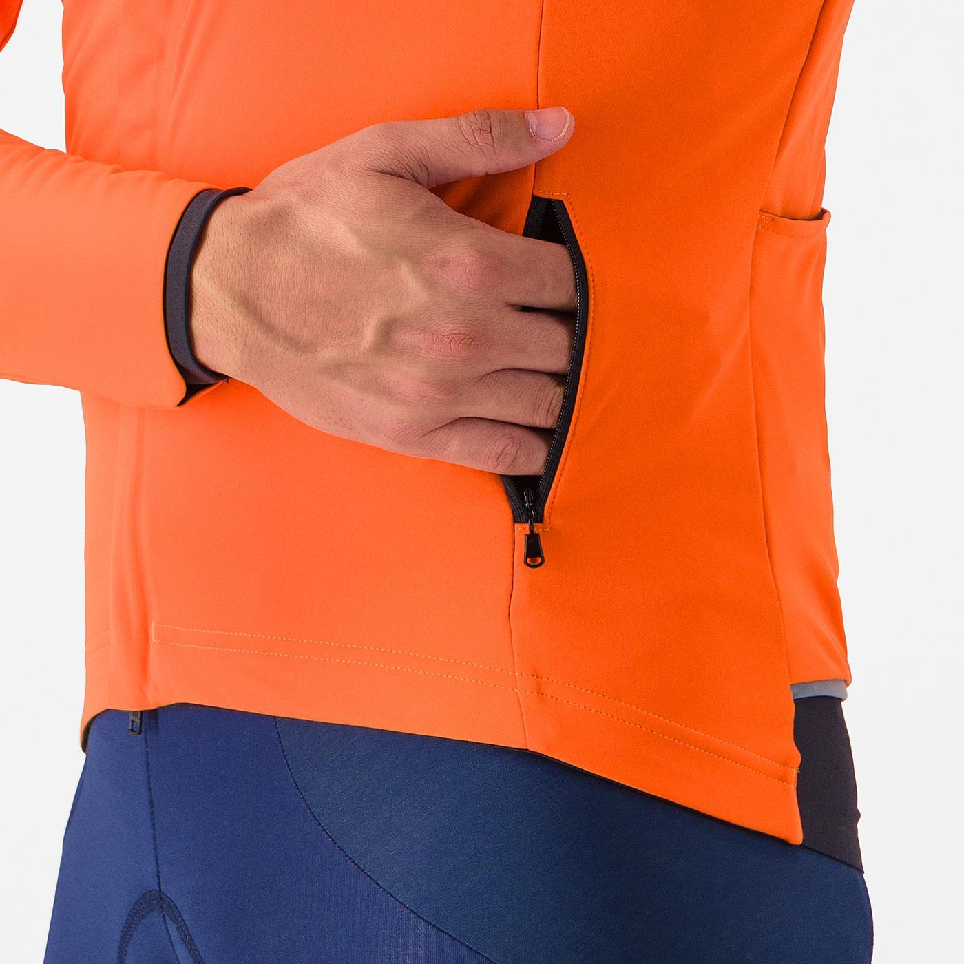 CASTELLI ALPHA 150 Jacka Orange/Svart
