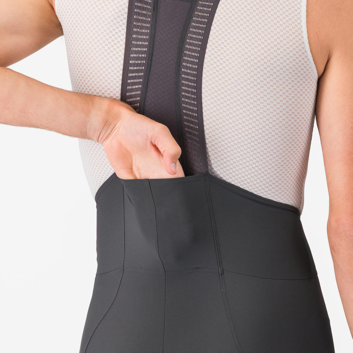 CASTELLI ESPRESSO 2 Bib Short Mörkgrå