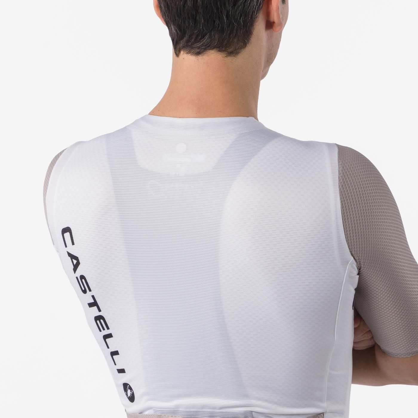 CASTELLI CORRETTO Kortärmad Elfenben/Clay Jersey