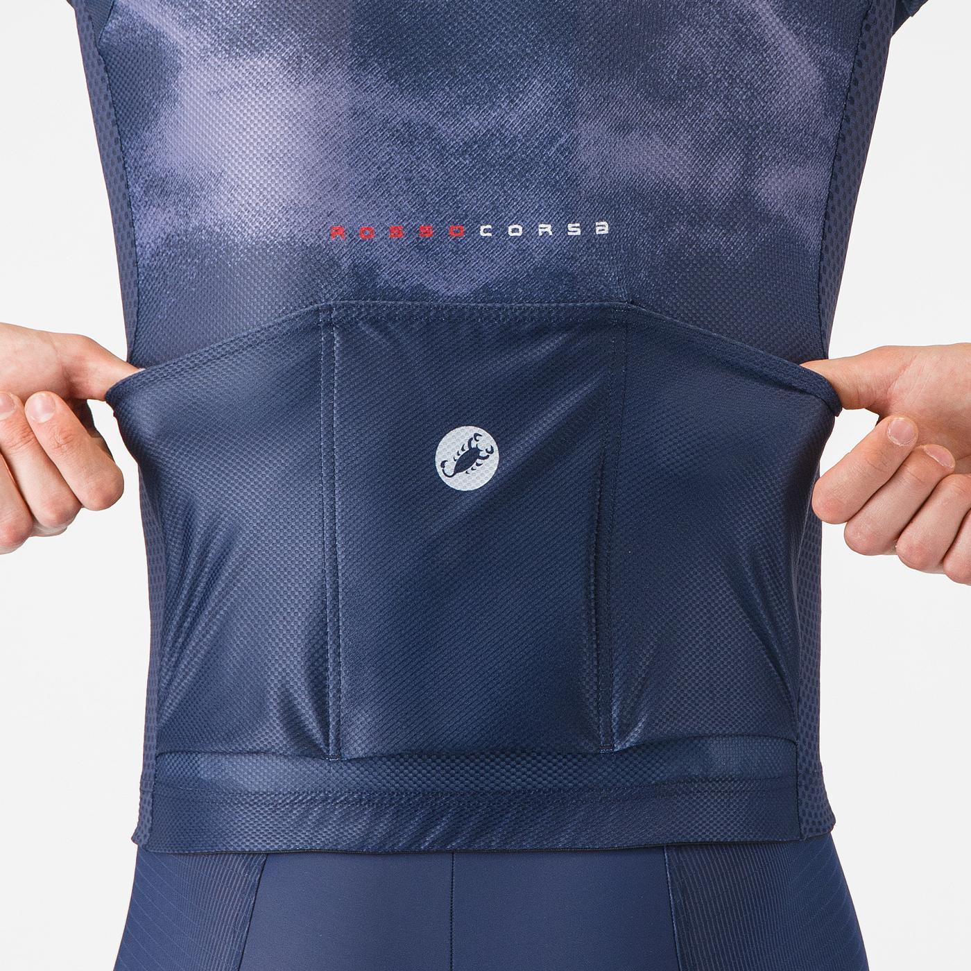 CASTELLI CLIMBER'S A/C Short Sleeve Jersey Navy