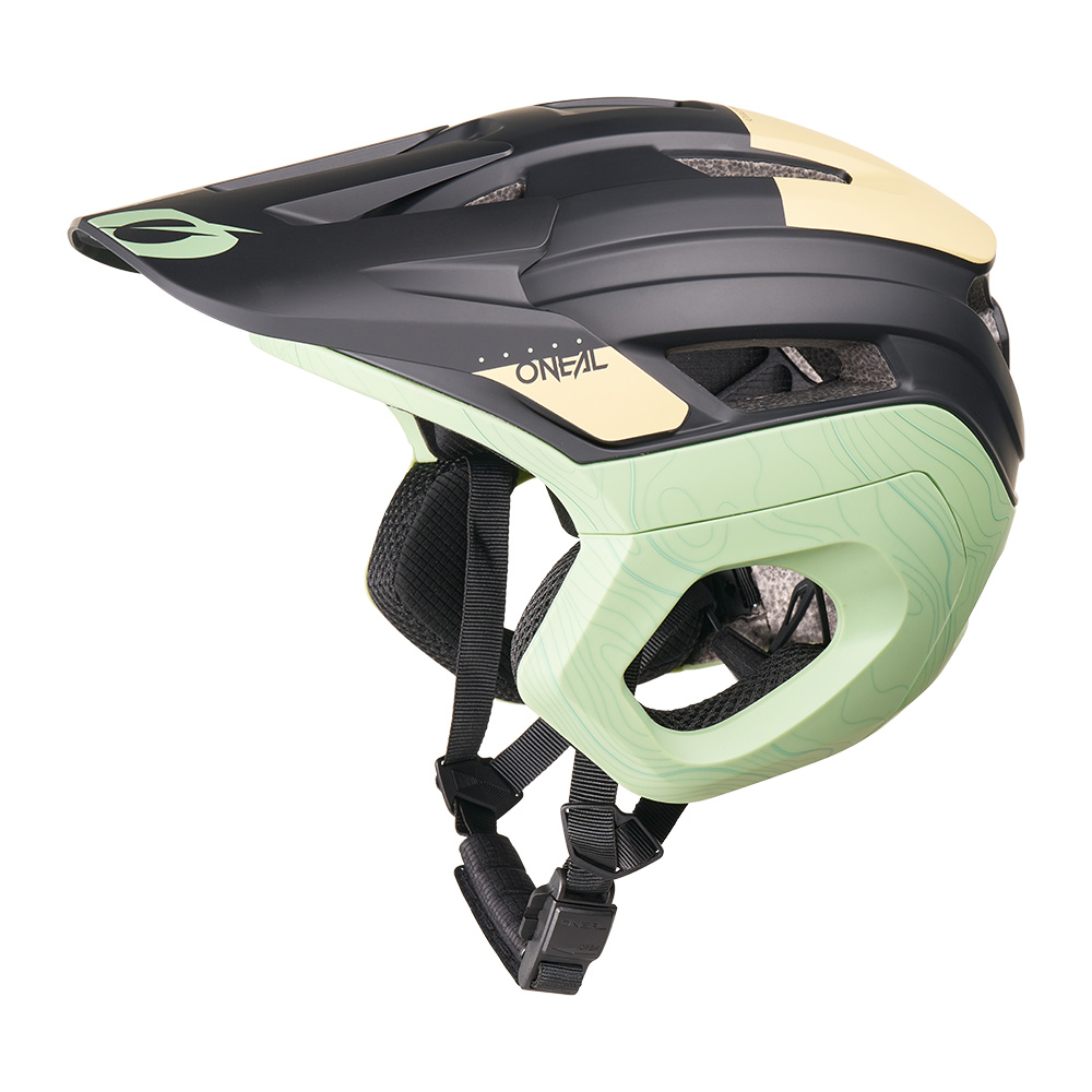 O'NEAL TRAPPER EVO TOPO MTB-hjälm Svart/Sand/Mint