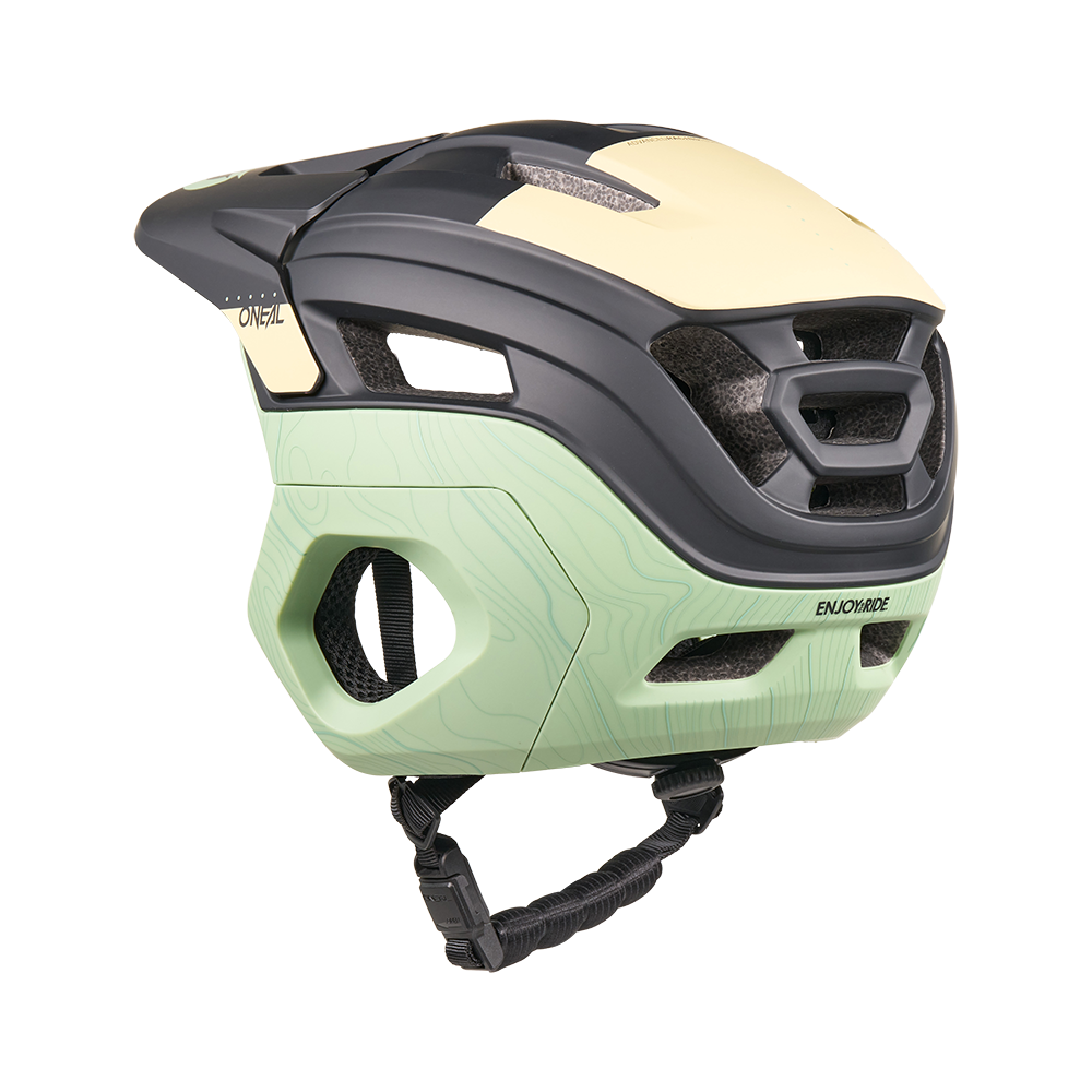 O'NEAL TRAPPER EVO TOPO MTB-hjälm Svart/Sand/Mint