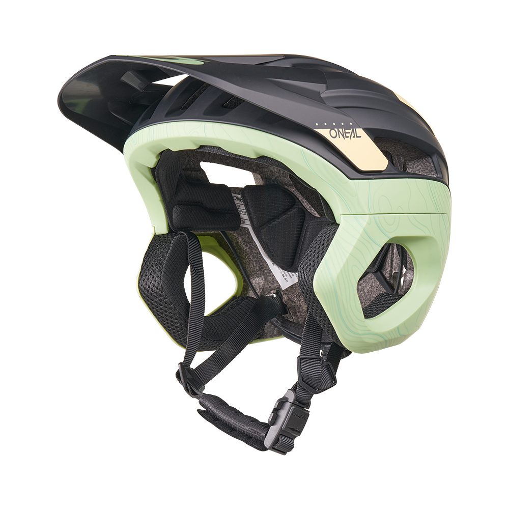 O'NEAL TRAPPER EVO TOPO MTB-hjälm Svart/Sand/Mint