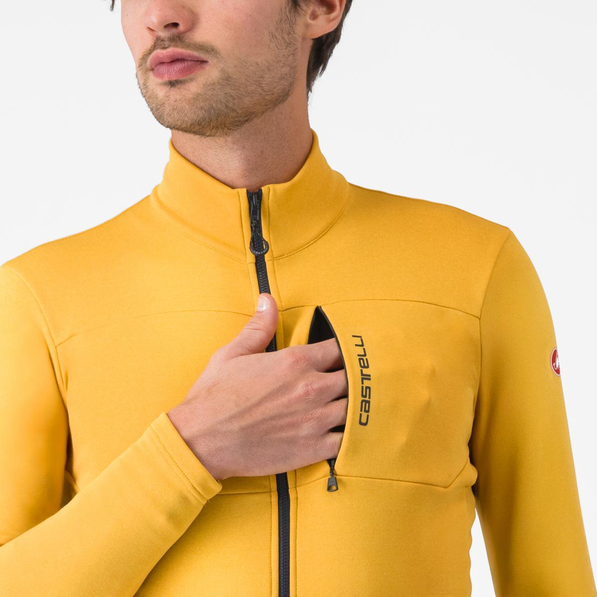 CASTELLI UNLIMITED TRAIL 2 Long Sleeve Jersey Yellow/Grey