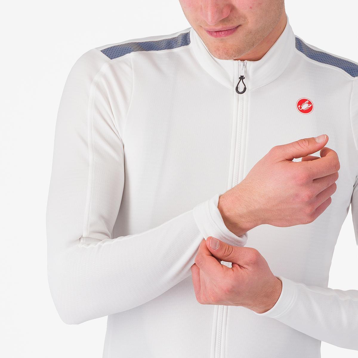 CASTELLI PURO 4 Långärmad elfenbensfärgad Jersey