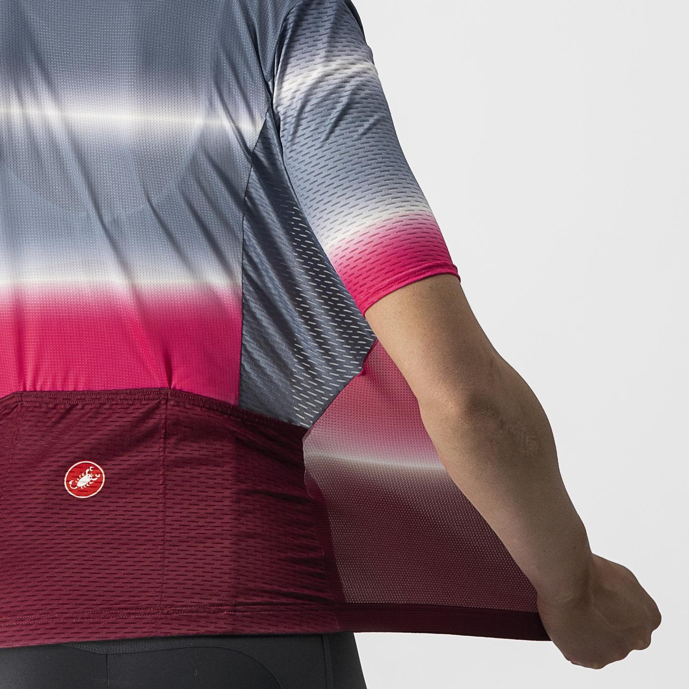 CASTELLI DOLCE Kortärmad Jersey Blå/Bordeaux