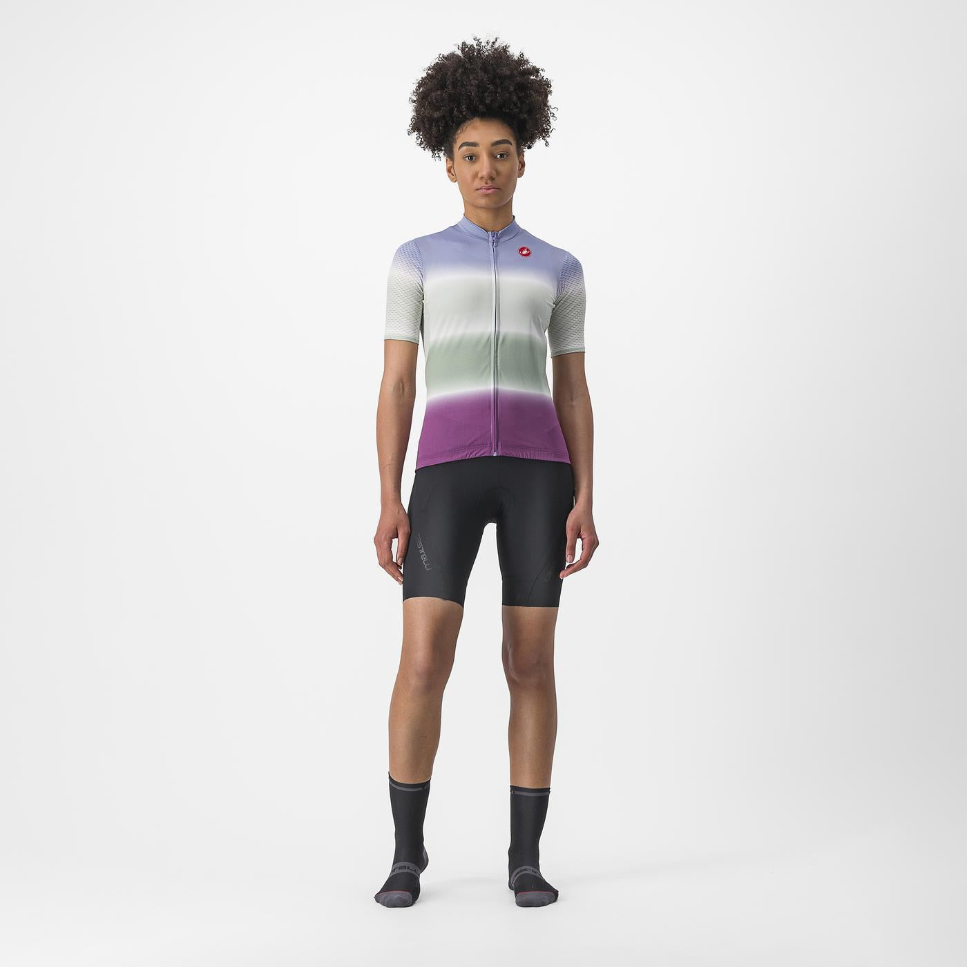 CASTELLI DOLCE Kortärmad Jersey, dam Lila