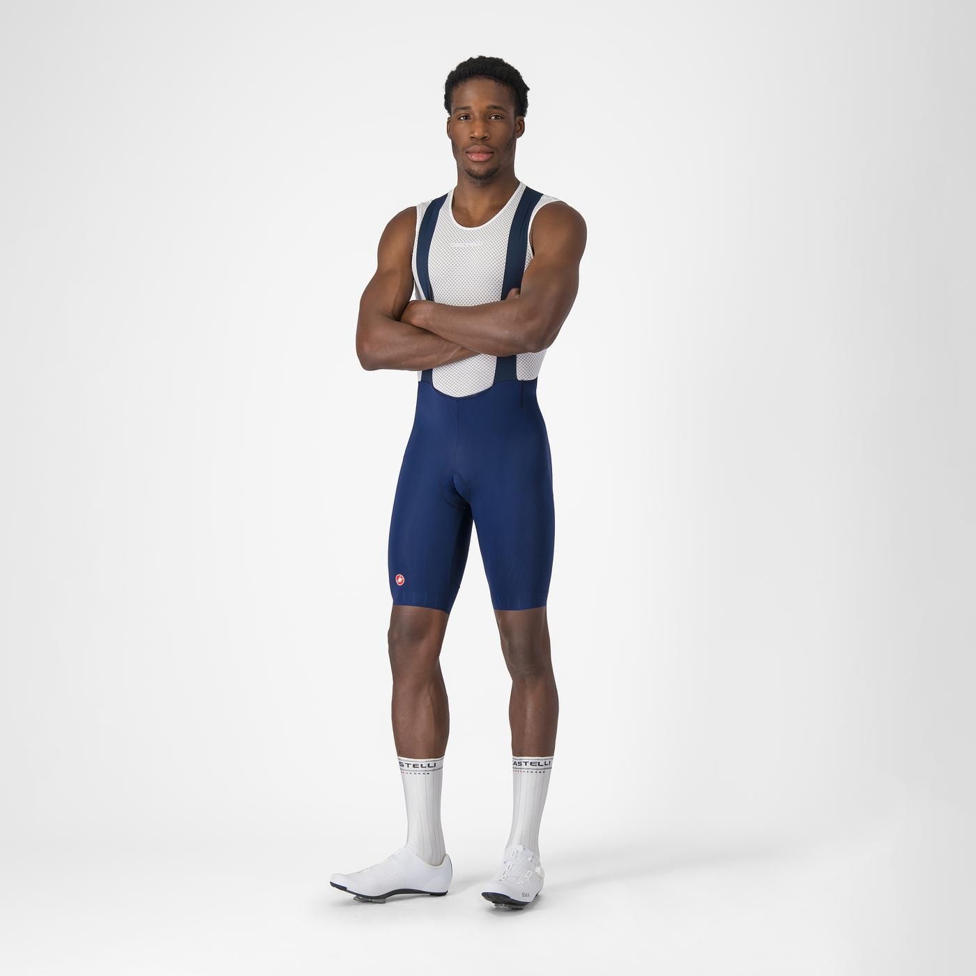 CASTELLI FREE AERO RACE S Navy Bib Shorts
