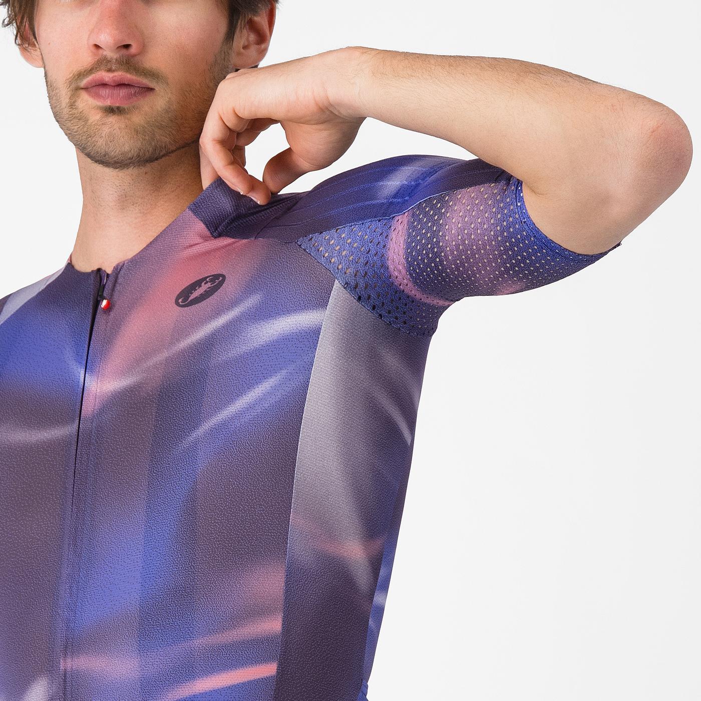 CASTELLI AERO RACE 8S Kortärmad Jersey Lila