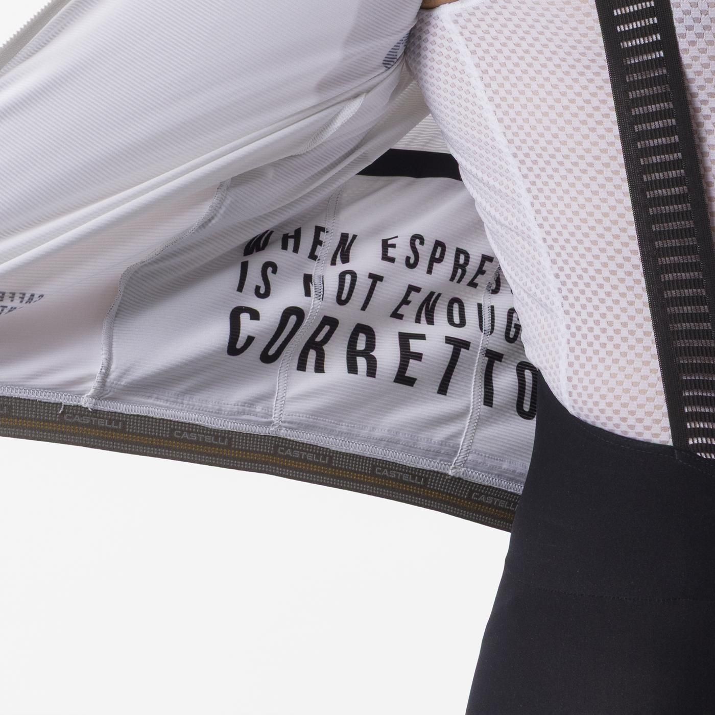 CASTELLI CORRETTO Kortärmad Elfenben/Clay Jersey