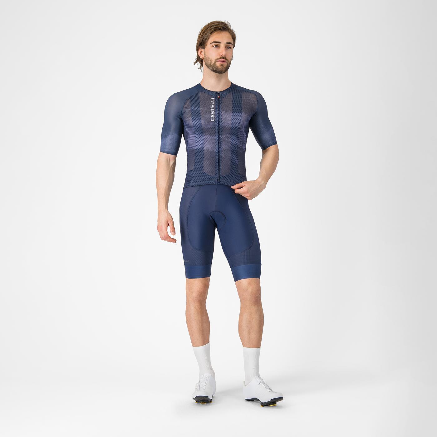 CASTELLI CLIMBER'S A/C Short Sleeve Jersey Navy